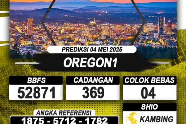 PREDIKSI OREGON1 04 MEI 2025 | PREDIKSI TOGEL KUNINGTOTO PREDIKSI OREGON1 04 MEI 2025 | PREDIKSI TOGEL KUNINGTOTO