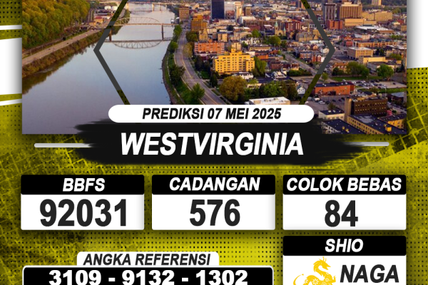 PREDIKSI WESTVIRGINIA 07 MEI 2025 | PREDIKSI TOGEL KUNINGTOTO