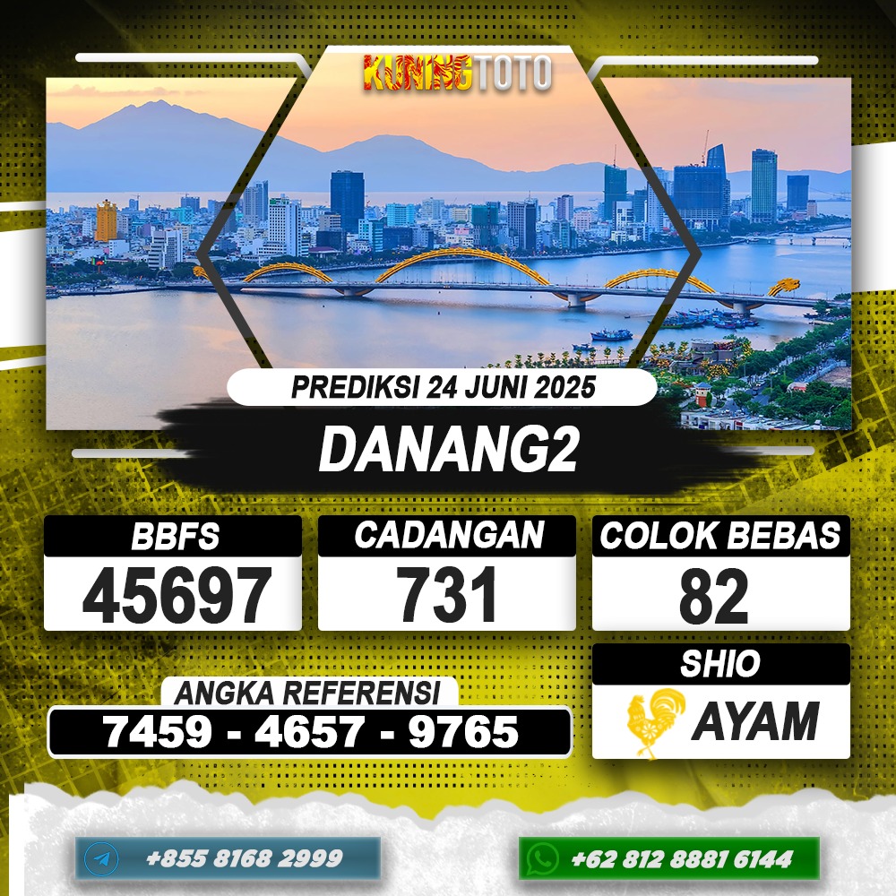 PREDIKSI DANANG2 24 JUNI 2025 | PREDIKSI TOGEL KUNINGTOTO