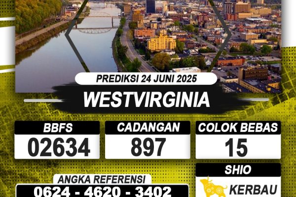 PREDIKSI WESTVIRGINIA 24 JUNI 2025 | PREDIKSI TOGEL KUNINGTOTO PREDIKSI WESTVIRGINIA 24 JUNI 2025 | PREDIKSI TOGEL KUNINGTOTO