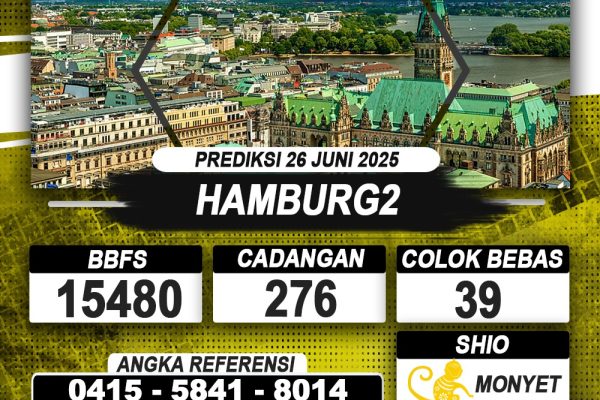 PREDIKSI HAMBURG2 26 JUNI 2025 | PREDIKSI TOGEL KUNINGTOTO