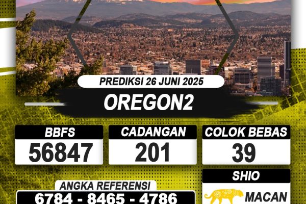 PREDIKSI OREGON2 26 JUNI 2025 | PREDIKSI TOGEL KUNINGTOTO