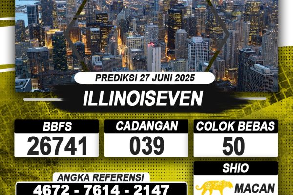 PREDIKSI ILLINOISEVEN 27 JUNI 2025 | PREDIKSI TOGEL KUNINGTOTO