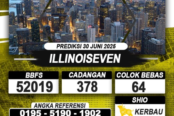 PREDIKSI ILLINOISEVEN 30 JUNI 2025 | PREDIKSI TOGEL KUNINGTOTO