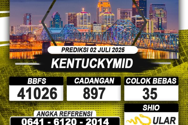 PREDIKSI KENTUCKYMID 02 JULI 2025 | PREDIKSI TOGEL KUNINGTOTO