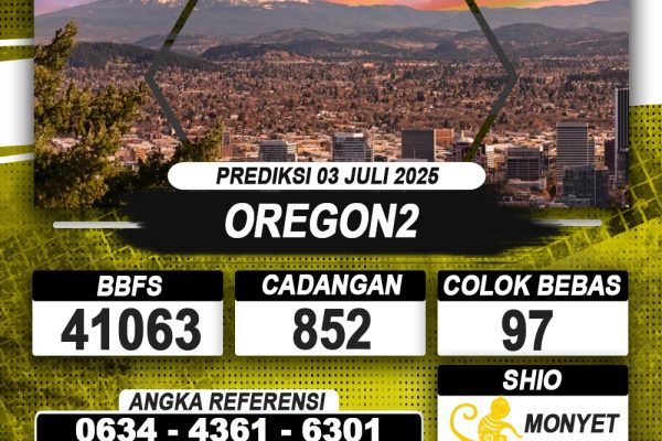 PREDIKSI OREGON2 03 JULI 2025 | PREDIKSI TOGEL KUNINGTOTO