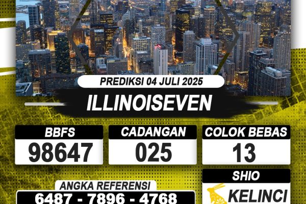PREDIKSI ILLINOISEVEN 04 JULI 2025 | PREDIKSI TOGEL KUNINGTOTO