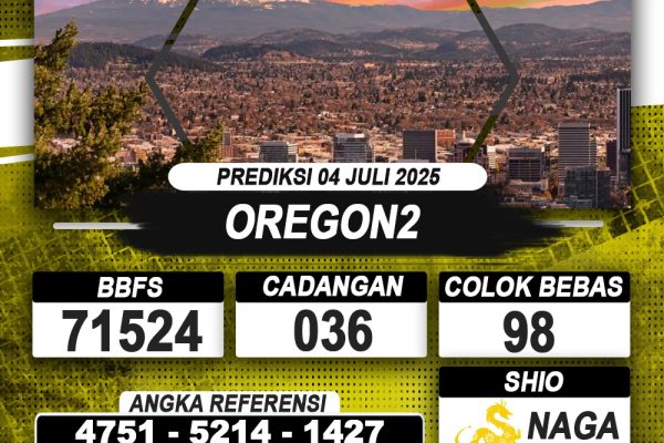 PREDIKSI OREGON2 04 JULI 2025 | PREDIKSI TOGEL KUNINGTOTO