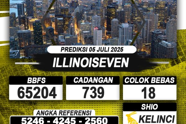 PREDIKSI ILLINOISEVEN 05 JULI 2025 | PREDIKSI TOGEL KUNINGTOTO