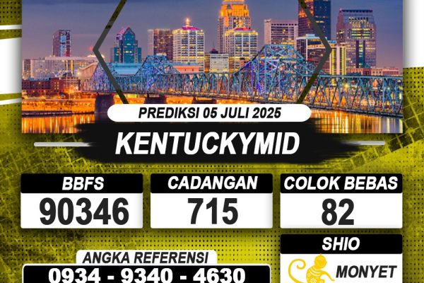 PREDIKSI KENTUCKYMID 05 JULI 2025 | PREDIKSI TOGEL KUNINGTOTO