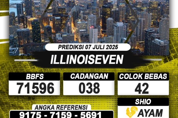 PREDIKSI ILLINOISEVEN 07 JULI 2025 | PREDIKSI TOGEL KUNINGTOTO PREDIKSI ILLINOISEVEN 07 JULI 2025 | PREDIKSI TOGEL KUNINGTOTO