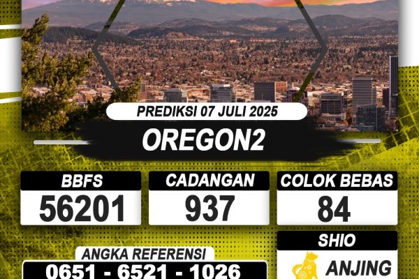 PREDIKSI OREGON2 07 JULI 2025 | PREDIKSI TOGEL KUNINGTOTO