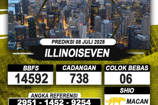 PREDIKSI ILLINOISEVEN 08 JULI 2025 | PREDIKSI TOGEL KUNINGTOTO