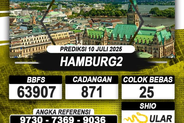 PREDIKSI HAMBURG2 10 JULI 2025 | PREDIKSI TOGEL KUNINGTOTO