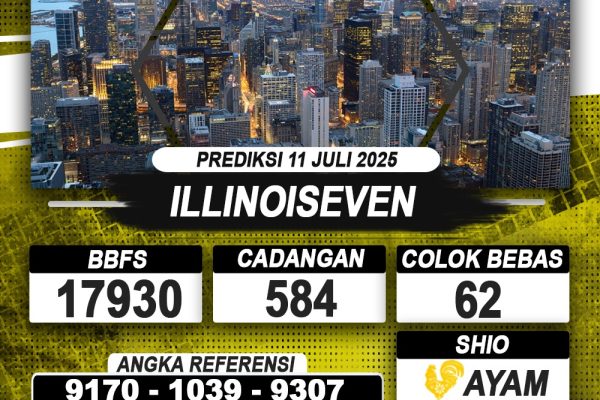 PREDIKSI ILLINOISEVEN 11 JULI 2025 | PREDIKSI TOGEL KUNINGTOTO