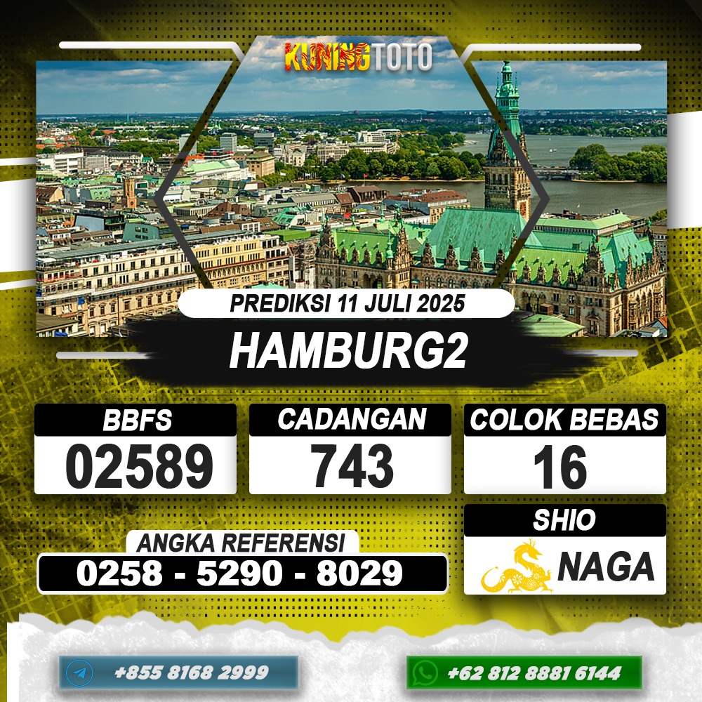 PREDIKSI HAMBURG2 11 JULI 2025 | PREDIKSI TOGEL KUNINGTOTO