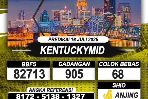 PREDIKSI KENTUCKYMID 16 JULI 2025 | PREDIKSI TOGEL KUNINGTOTO