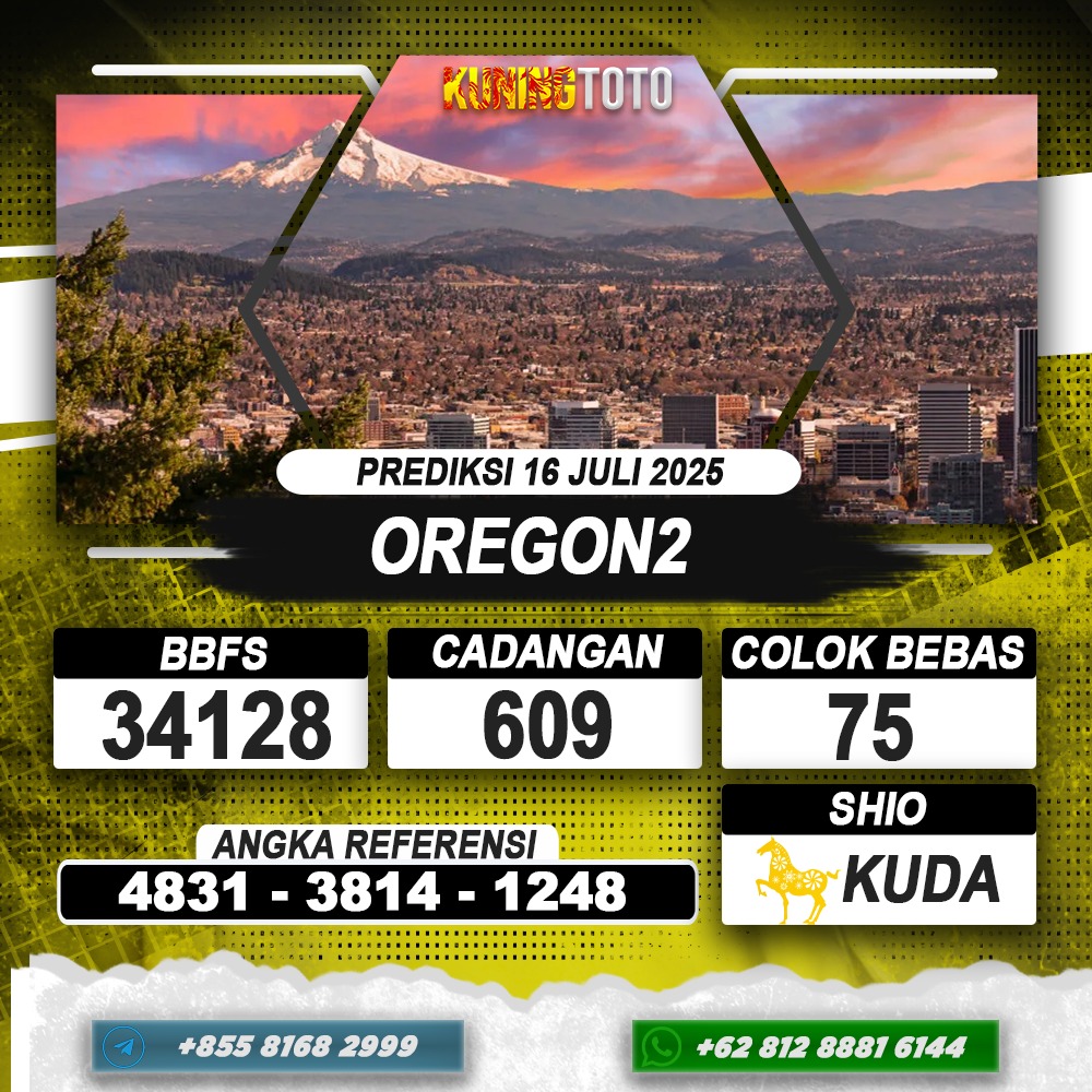 PREDIKSI OREGON2 16 JULI 2025 | PREDIKSI TOGEL KUNINGTOTO