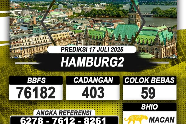 PREDIKSI HAMBURG2 17 JULI 2025 | PREDIKSI TOGEL KUNINGTOTO