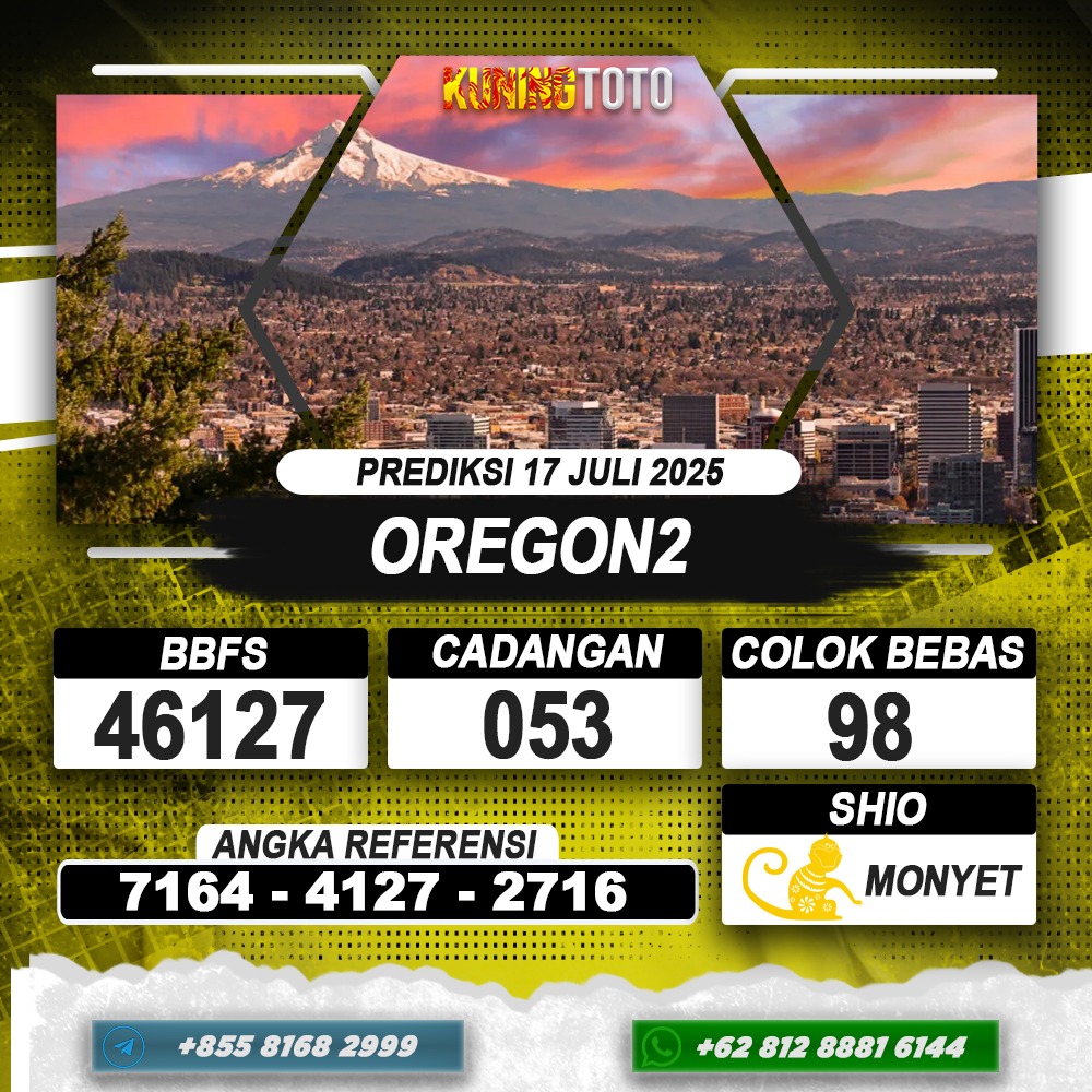 PREDIKSI OREGON2 17 JULI 2025 | PREDIKSI TOGEL KUNINGTOTO