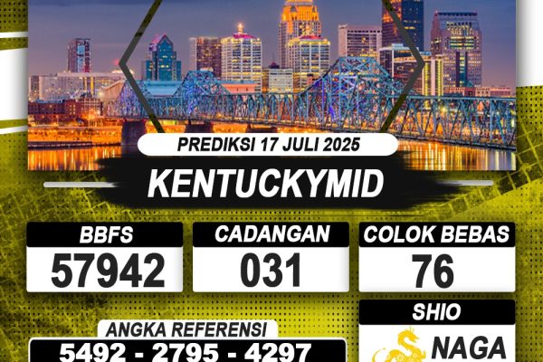 PREDIKSI KENTUCKYMID 17 JULI 2025 | PREDIKSI TOGEL KUNINGTOTO PREDIKSI KENTUCKYMID 17 JULI 2025 | PREDIKSI TOGEL KUNINGTOTO