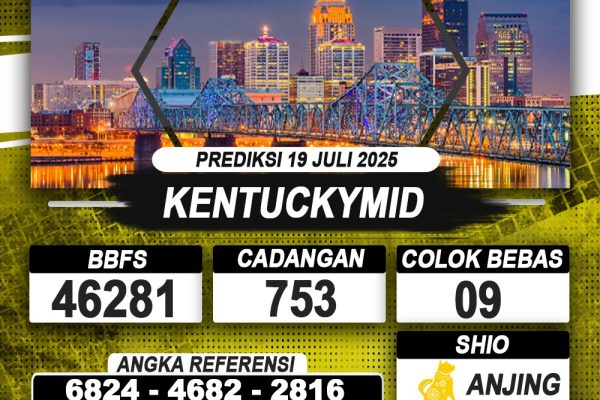 PREDIKSI KENTUCKYMID 19 JULI 2025 | PREDIKSI TOGEL KUNINGTOTO