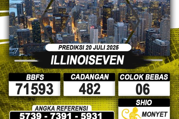 PREDIKSI ILLINOISEVEN 20 JULI 2025 | PREDIKSI TOGEL KUNINGTOTO