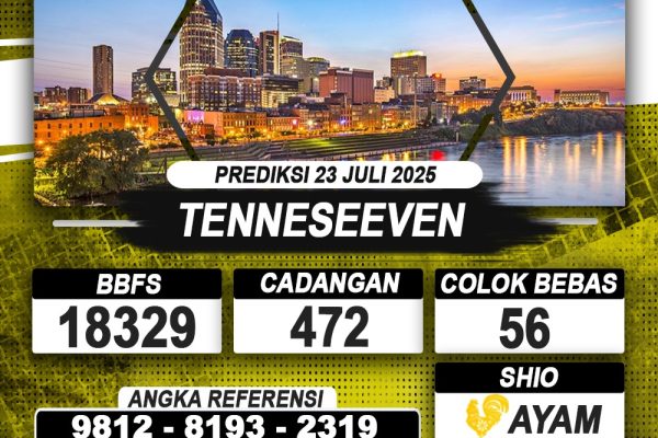 PREDIKSI TENNESEEVEN 23 JULI 2025 | PREDIKSI TOGEL KUNINGTOTO PREDIKSI TENNESEEVEN 23 JULI 2025 | PREDIKSI TOGEL KUNINGTOTO