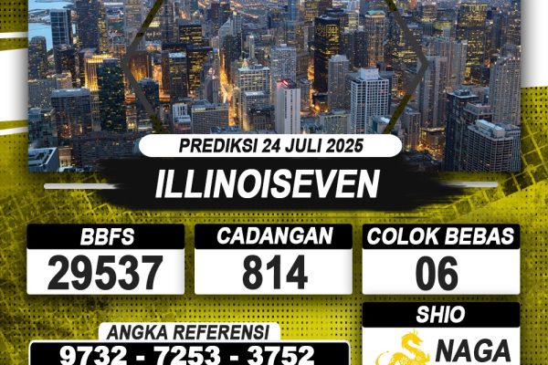 PREDIKSI ILLINOISEVEN 24 JULI 2025 | PREDIKSI TOGEL KUNINGTOTO
