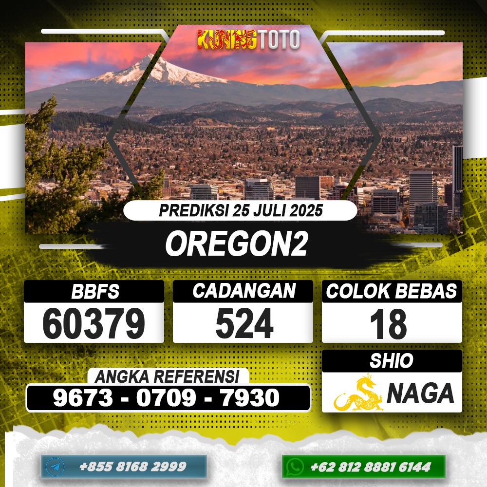PREDIKSI OREGON2 25 JULI 2025 | PREDIKSI TOGEL KUNINGTOTO