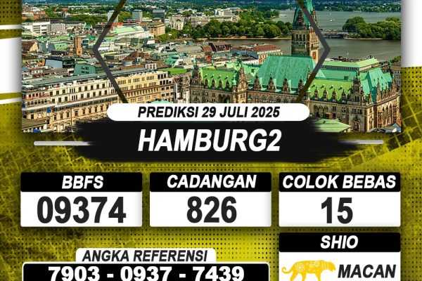PREDIKSI HAMBURG2 29 JULI 2025 | PREDIKSI TOGEL KUNINGTOTO