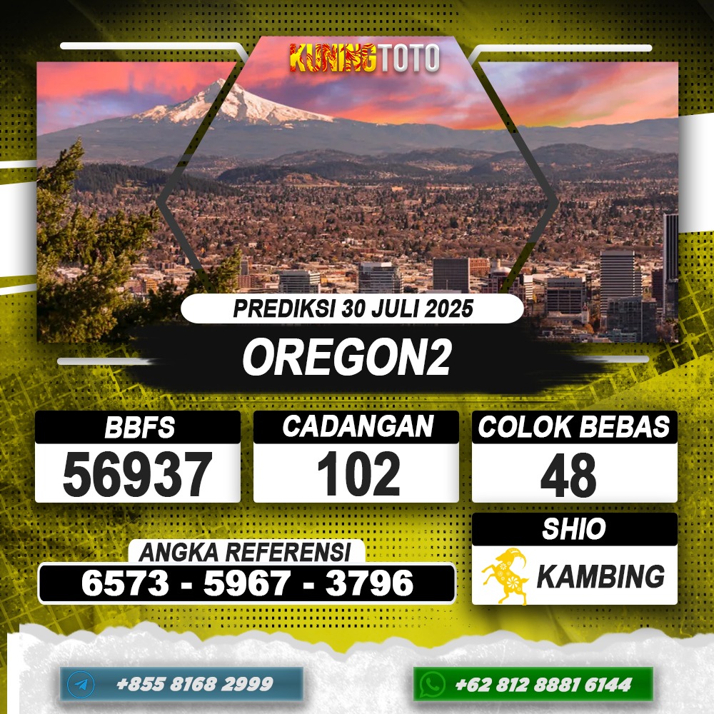 PREDIKSI OREGON2 30 JULI 2025 | PREDIKSI TOGEL KUNINGTOTO