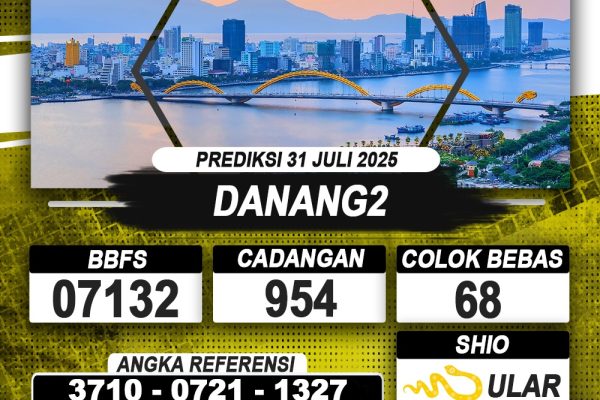 PREDIKSI DANANG2 31 JULI 2025 | PREDIKSI TOGEL KUNINGTOTO