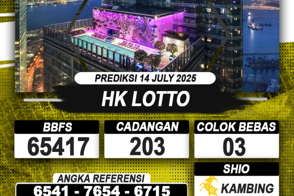 PREDIKSI HONGKONG LOTTO 14 JULI 2025 | PREDIKSI TOGEL KUNINGTOTO