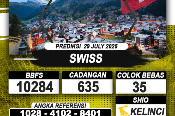 PREDIKSI SWISS 29 JULI 2025 | PREDIKSI TOGEL KUNINGTOTO