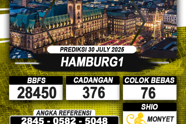 PREDIKSI HAMBURG1 30 JULI 2025 | PREDIKSI TOGEL KUNINGTOTO