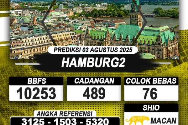 PREDIKSI HAMBURG2 03 AGUSTUS 2025 | PREDIKSI TOGEL KUNINGTOTO