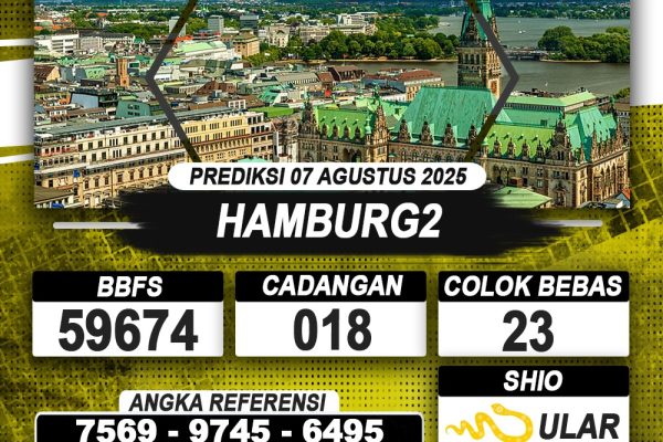 PREDIKSI HAMBURG2 07 AGUSTUS 2025 | PREDIKSI TOGEL KUNINGTOTO