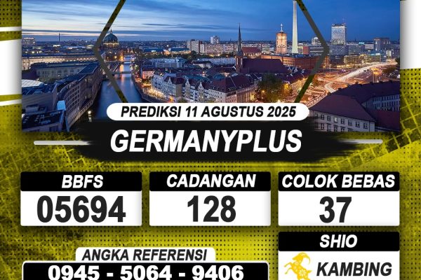 PREDIKSI GERMANYPLUS 11 AGUSTUS 2025 | PREDIKSI TOGEL KUNINGTOTO