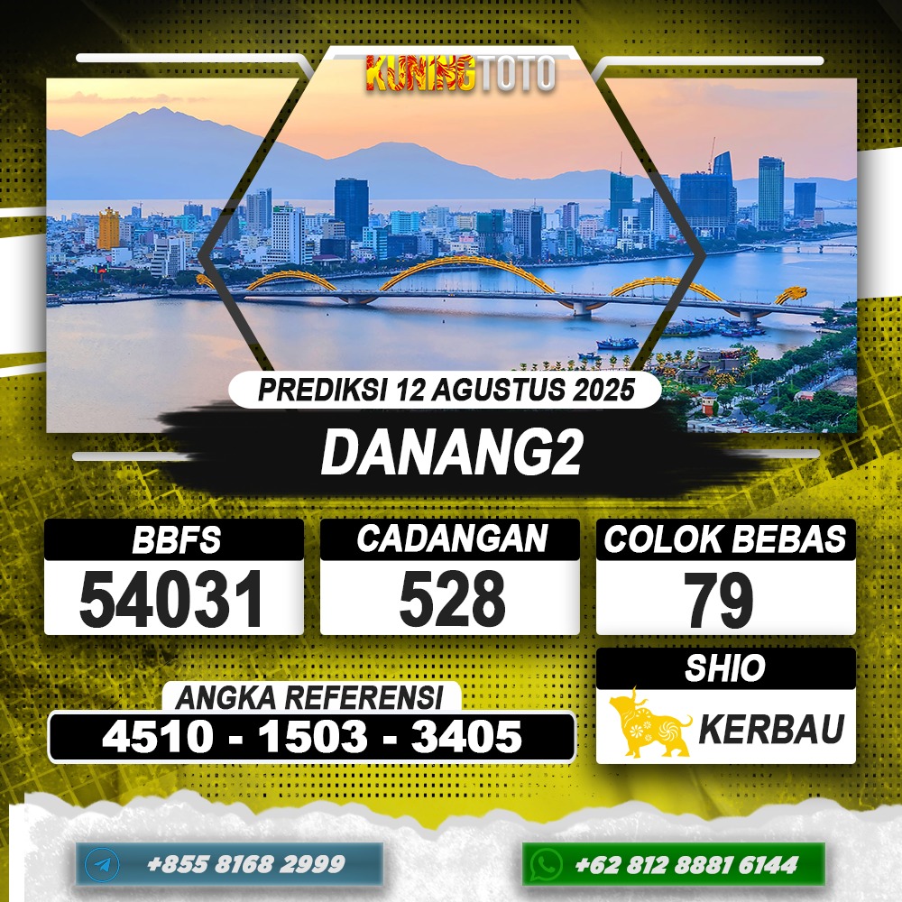 PREDIKSI DANANG2 12 AGUSTUS 2025 | PREDIKSI TOGEL KUNINGTOTO