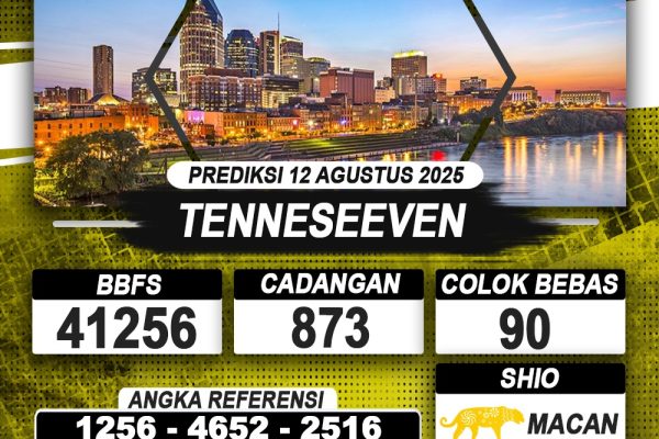 PREDIKSI TENNESEEVEN 12 AGUSTUS 2025 | PREDIKSI TOGEL KUNINGTOTO