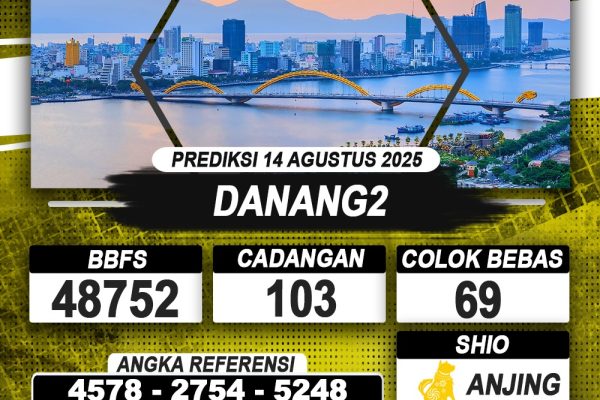 PREDIKSI DANANG2 14 AGUSTUS 2025 | PREDIKSI TOGEL KUNINGTOTO