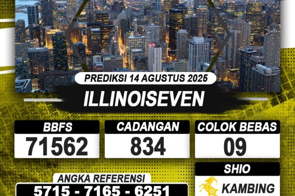 PREDIKSI ILLINOISEVEN 14 AGUSTUS 2025 | PREDIKSI TOGEL KUNINGTOTO