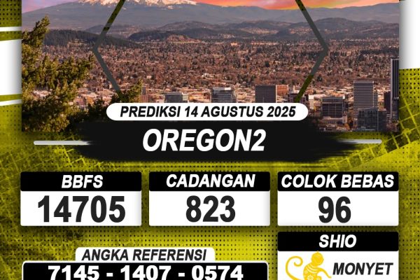 PREDIKSI OREGON2 14 AGUSTUS 2025 | PREDIKSI TOGEL KUNINGTOTO