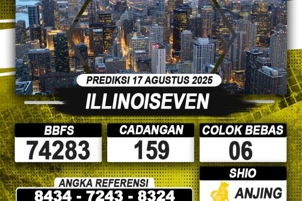 PREDIKSI ILLINOISEVEN 17 AGUSTUS 2025 | PREDIKSI TOGEL KUNINGTOTO