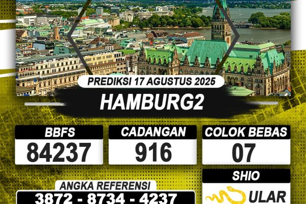 PREDIKSI HAMBURG2 17 AGUSTUS 2025 | PREDIKSI TOGEL KUNINGTOTO