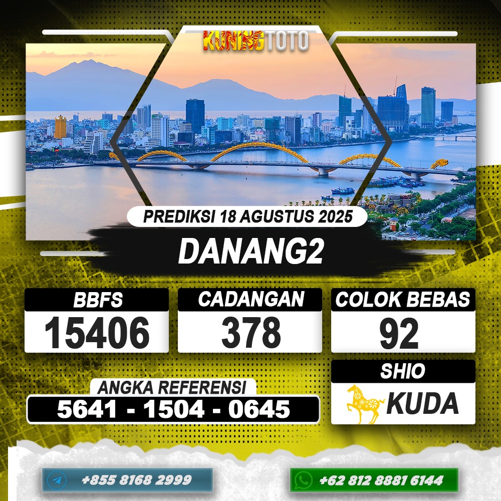 PREDIKSI DANANG2 18 AGUSTUS 2025 | PREDIKSI TOGEL KUNINGTOTO