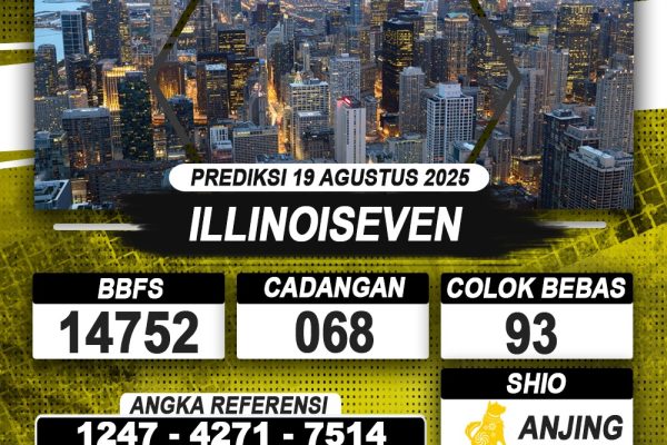 PREDIKSI ILLINOISEVEN 19 AGUSTUS 2025 | PREDIKSI TOGEL KUNINGTOTO