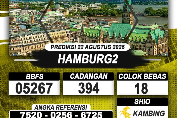 PREDIKSI HAMBURG2 22 AGUSTUS 2025 | PREDIKSI TOGEL KUNINGTOTO