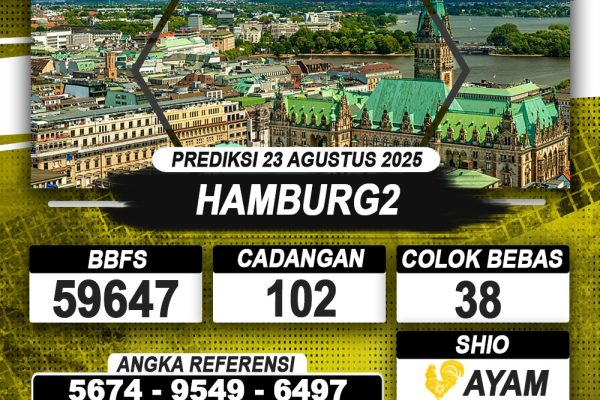 PREDIKSI HAMBURG2 23 AGUSTUS 2025 | PREDIKSI TOGEL KUNINGTOTO